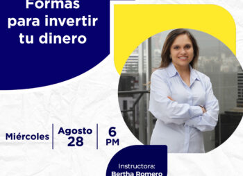 WEBINAR: Formas para invertir tu dinero