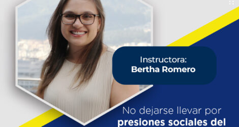 Webinar: No dejarse llevar por presiones sociales del momento.  ¿Cómo?